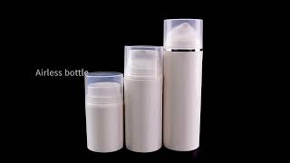 A21  BEYAQI 50ml 100ml 150ml PP PE Portable Small Quantity Luxury Airless Pump Bottle [upl. by Ynohtnael]