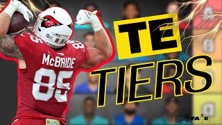 Fantasy Football TE Tiers amp 2024 Tight End Rankings  Draft Guide  84fade [upl. by Ehpotsirhc]