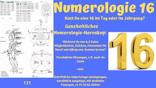 Numerologie 16 [upl. by Bickart]