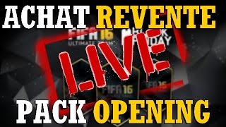 FUT 16  ACHAT REVENTE  PACK OPENING  300k Crédits [upl. by Auohp]