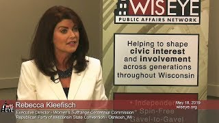 Republican Party of Wisconsin 2019 State Convention Interviews Former Lt Gov Rebecca Kleefisch [upl. by Aneed]