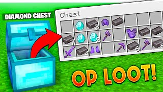 Minecraft But There are CUSTOM CHESTS [upl. by Garreth]