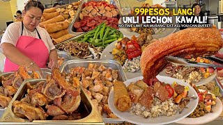 99Pesos Lang quotUNLI LECHON KAWALI na WALANG TIME LIMITquot Eat All You Can [upl. by Analrahc]