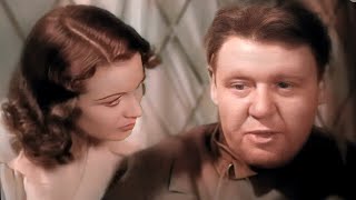 Sidewalks of London 1938 Colorized Movie  Charles Laughton Vivien Leigh  Subtitles [upl. by Enilkcaj]