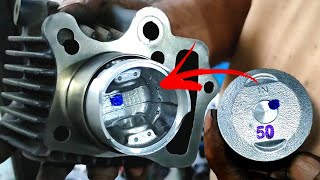 Reboring Motorcycle Engine Cylinder And Polishing Process  Zimbiker [upl. by Nylarahs]