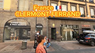 ClermontFerrandFrance walk tour 4K [upl. by Panchito]