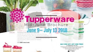 Tupperware Flyer Catalogue June 9  July 13 2018 US amp Canada [upl. by Llednil]