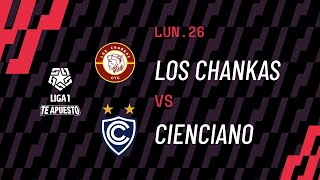 Los Chankas 12 Cienciano resumen EXTENDIDO de hoy partido por la fecha 5  Liga1TeApuesto 2024 [upl. by Anada]