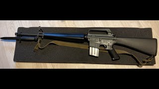 Viper Tech AR15 M16A1 Vietnam GBB 20rd CNC Magazin  Chrono test [upl. by Wolfy]