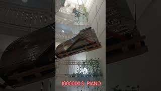 Piano Lifting pianomovers pianocareer onemilliondollars [upl. by Evelinn]