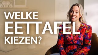 Juiste EETTAFEL KIEZEN met deze 4 tips [upl. by Weiler156]