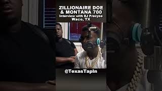 Clip from Zillionaire Doe and Montana 700  Interview  TEXAS TAP IN [upl. by Pangaro]