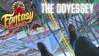 THE ODYSSEY  ON RIDE FOOTAGE FANTASY ISLAND  INGOLDMELLS  SKEGNESS  UK ROLLER COASTER [upl. by Fredelia]