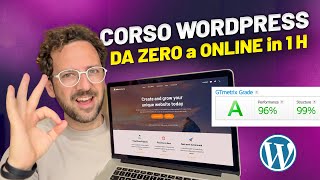 Corso WordPress Completo Realizza Siti WordPress Fighi in 1 ora Tutorial ITA [upl. by Hallie]