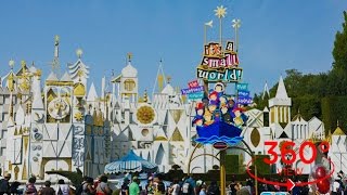 Disney in 360°  Its A Small World at Disneyland in 360  VR HD [upl. by Hildie]