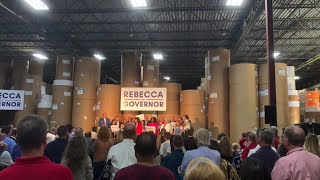 Rebecca Kleefisch campaign announcement [upl. by Georgia768]