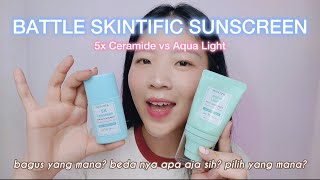 Battle Skintific 5x Ceramide vs Aqua Light di Kulit Acne Prone  Luella Artistry [upl. by Silliw]