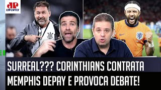 quotPARECE MENTIRA O Memphis Depay é do Corinthians Cara essa CONTRATAÇÃO équot VEJA DEBATE [upl. by Rabassa]