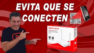 🔰 Evita que se conecten a tu red WIFI por código QR Mercusys MW300D [upl. by Nossyla729]