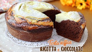 TORTA SOFFICE RICOTTA E CIOCCOLATO  Ricetta Facile  Ricotta and chocolate cake [upl. by Andras5]