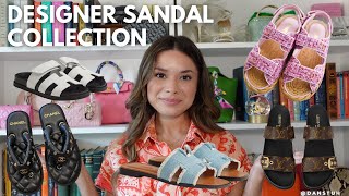 Designer Sandal Collection Which are worth it and which to skip  Hermes Chanel Louis Vuitton [upl. by Sadler271]