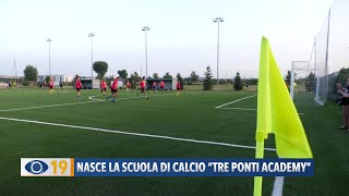 Nasce la scuola di Calcio quotTre Ponti Academyquot [upl. by Ilonka695]