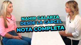 Así fue la entrevista de Mariana Fabbiani a Nahir Galarza desde la cárcel [upl. by Saihtam55]