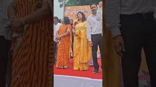 Agra mein 11 tarikh ko Mahila Aayog Mein Bani Adhyaksh Babita Chauhan ji ka swagat karte hue Seema [upl. by Slotnick]