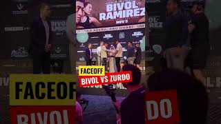 Intenso cara a cara entre Bivol y Zurdo Ramírez 🔥 bivol bivolramirez zurdoramirez [upl. by Drice352]