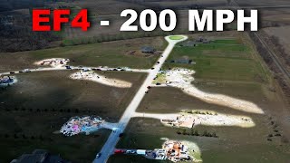 DAMAGE ANALYSIS RochelleFairdale IL EF4 Tornado [upl. by Duong]