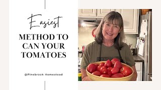 The easiest method for canning Tomatoes [upl. by Kceb]