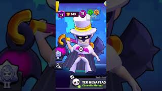 Mortis ile çimene girmeme chellenge shortvideo keşfet brawlstars [upl. by Berthe]