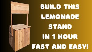 How To Build A Lemonade Stand  Fast And Easy [upl. by Gianni417]