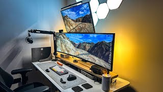 Upgrading my home office with a 49quot Ultrawide Monitor [upl. by Bearnard819]