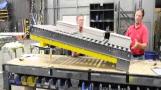 Line Shaft Conveyor Testing [upl. by Gurias]