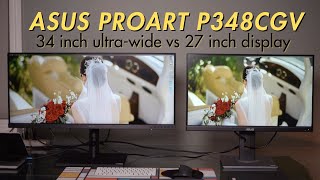 ASUS ProArt Display PA348CGV  Best Ultra Wide Monitor for Photographers [upl. by Ikim48]