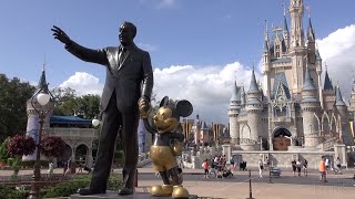 WALT DISNEY WORLD 4 Park Tour  Magic Kingdom EPCOT Disneys Hollywood Studios and Animal Kingdom [upl. by Ydne]