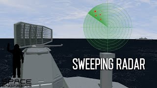 Space Engineers  Sweeping Radar [upl. by Lledraw586]