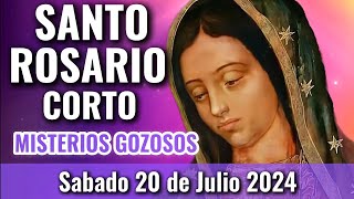 Santo Rosario Corto de Hoy Sabado 20 de Julio 2024 Misterios Gozosos  Rosario [upl. by Campbell334]