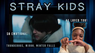 Stray Kids Thunderous Miroh amp Winter Falls REACTION [upl. by Estelle]