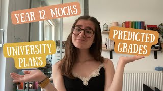 My Year 12 ALevel Mock Results 2022 Predicted Grades and Plans for University and the Future [upl. by Jillie]