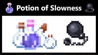 How to Make a Potion of Slowness IV in Minecraft [upl. by Laefar]