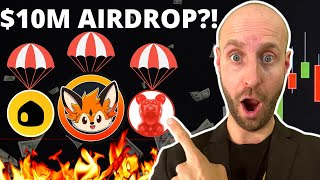 🔥TOP 5 NEW Crypto Airdrops To Earn 10k In 2024 DONT MISS OUT [upl. by Artenak]