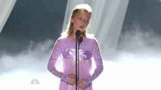 Jackie Evancho  AGT  Sept 7 2010 quotPie Jesuquot [upl. by Cormack]