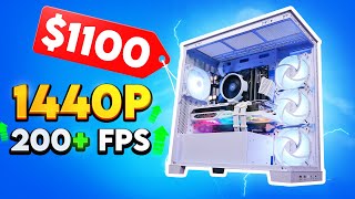 The UNBEATABLE 1100 GamingStreaming PC Build [upl. by Akiret]