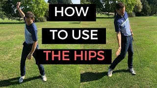 HOW TO USE THE HIPS IN THE GOLF SWING  CRAZY DETAIL [upl. by Shela]