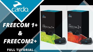 Cardo FREECOM1 and FREECOM2 Complete Tutorial [upl. by Ihcelek]