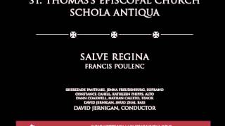 Salve Regina Francis Poulenc [upl. by Anderson]