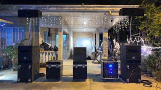 Line Array and Cardioid Subwoofer setup “Sound Check” JS AUDIO 2023 Philippines [upl. by Theodor]