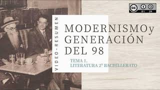 Tema 1 MODERNISMO Y GENERACIÓN DEL 98 [upl. by Hopfinger]